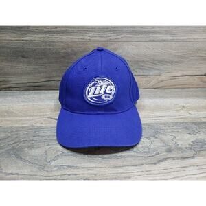 Miller Brewing Company 2007 Miller Light Snapback Baseball Cap Blue